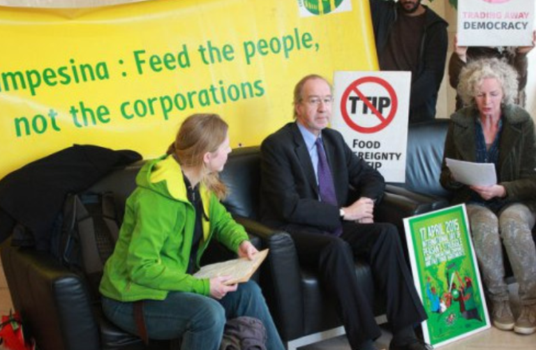 El 17 de abril: para hacer hincapié en las luchas campesinas  contra el TTIP y los acuerdos de “libre” comercio
